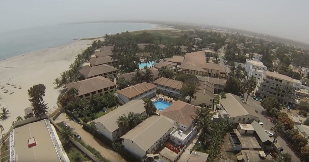 Gambia White Sand Beach Front West Africa